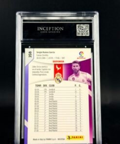Otra vista de Cromo Sergio Ramos Panini Megacracks GEM MINT 10 · ICG
