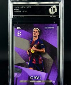 Fotografía de Cromo Gavi 12/25 Topps TTF GEM MINT 10 · ICG