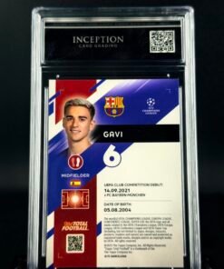 Otra vista de Cromo Gavi 12/25 Topps TTF GEM MINT 10 · ICG