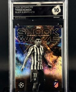 Fotografía de Cromo Thiago Almada 4/10 Topps Ttf GEM MINT 10 · ICG