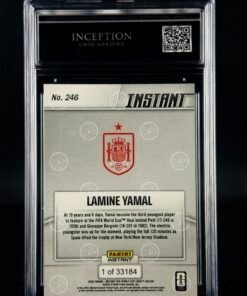 Cromo Lamine Yamal Mundial 2026 Panini Instant ICG 9.5