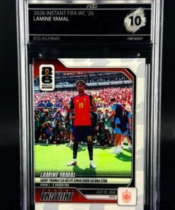 Lamine Yamal Panini Instant FIFA World Cup 2026 ICG 10 graded football card