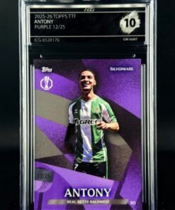 Fotografía de Cromo Antony 12/25 Topps TTF GEM MINT 10 · ICG