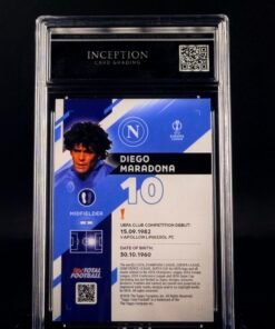 Otra vista de Cromo Diego Maradona 15/25 Topps ttf GEM MINT 10 · ICG