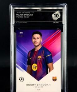 Fotografía de Cromo Roony Bardghji 15/25 Topps TTF GEM MINT 10 · ICG