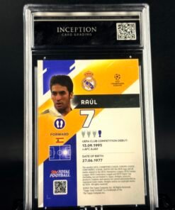 Otra vista de Cromo Raul Gonzalez 14/25 Topps TTF GEM MINT 10 · ICG