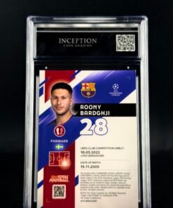 Otra vista de Cromo Roony Bardghji 8/10 Topps TTF MINT 9 · ICG
