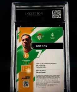 Otra vista de Cromo Antony 5/25 The Persuit Topps TTF GEM MINT 10 · ICG