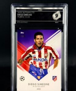 Fotografía de Cromo Diego Simeone Topps TTF MINT 9 · ICG
