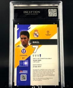 Otra vista de Cromo Raul Gonzalez 16/25 Topps TTF GEM MINT 9,5 · ICG