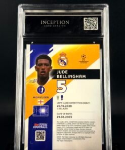 Otra vista de Cromo Jude Bellingham 14/25 Reign Supreme Topps TTF GEM MINT 10 · ICG