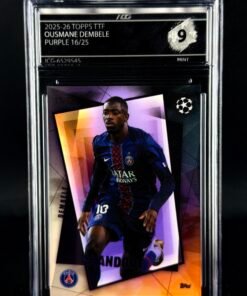 Fotografía de Cromo Ousmane Dembelé 16/25 Topps TTF MINT 9 · ICG