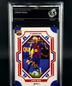 Fotografía de Cromo de fútbol Lamine Yamal Daka ICG GEM MINT 9,5 · ICG