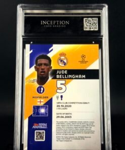 Otra vista de Cromo Jude Bellingham 15/25 Reign Supreme Topps TTF GEM MINT 9,5 · ICG