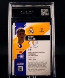 Otra vista de Cromo Arda Guler 15/25 Topps Ttf GEM MINT 10 · ICG