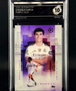 Fotografía de Cromo Gonzalo Garcia 12/25 Topps TTF GEM MINT 10 · ICG