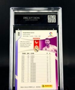 Otra vista de Cromo Sergio Ramos Panini Megacracks GEM MINT 10 · ICG