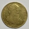 8 Escudos 1801 Carlos IV. Santiago. AJ.
