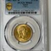25 Pesetas 1881 (81)-MS M, Madrid Alfonso XII (1874-1885) AU 8.05 g. Cal. 81 Grading : PCGS MS 63