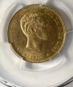 25 pesetas, 1880 MS-M, Madrid Alfonso XII