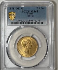 25 pesetas, 1878 DE-M, Madrid,